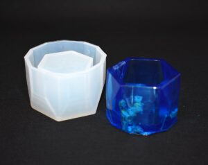 Small Glass Jewellery Box Silicone mould