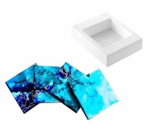 Professional rectangular silicone mould for handcrafts