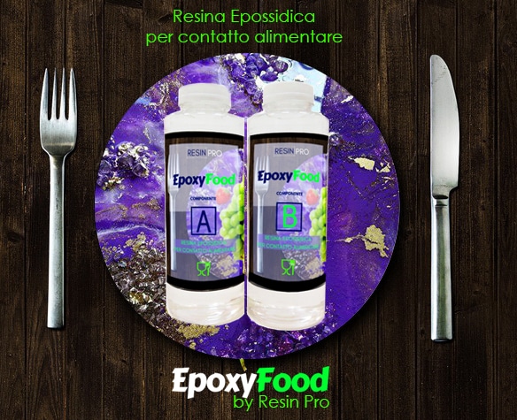 WITH EPOXYFOOD, WE SERVE YOU CREATIVITY FOR FOOD CONTACT ON “A SILVER PLATE”. ACTUALLY, ON A RESIN PLATE!