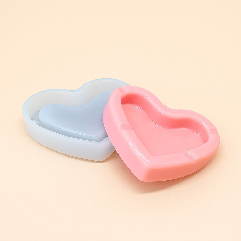 Heart-Shaped Jewellery Box Silicone Mould – 13x11x3cm
