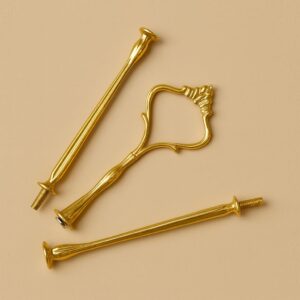 Gold Support Rod for Creating Resin Fruit Stand