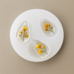 "Three Drops" - Silicone Mould for Jewellery and Decorations, 28x20mm