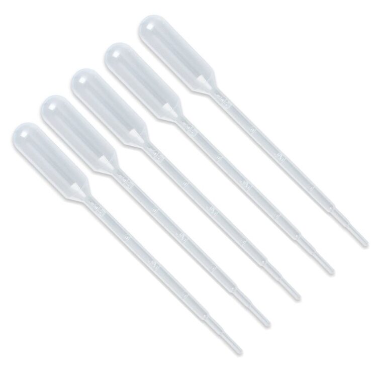 3ml Silicone Dropper Pipettes – for Precision Crafting and Epoxy Resin