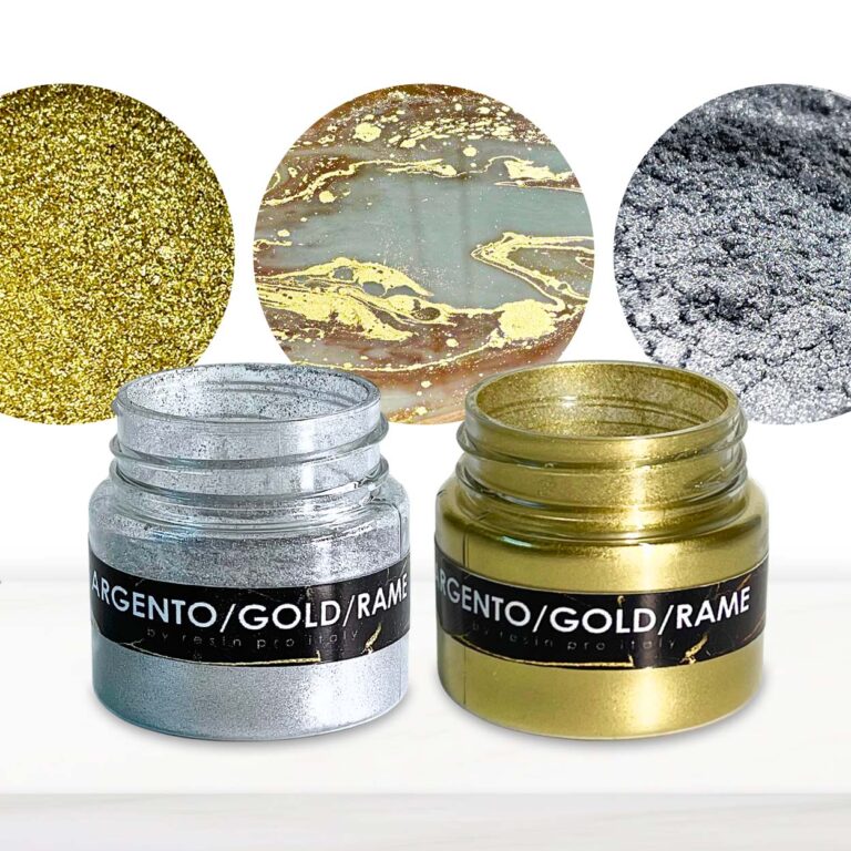 “Argento/Gold/Rame” - Floating Metallic Pigment – 20ml