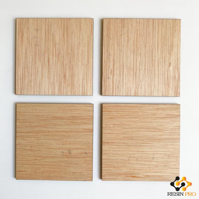 Wooden Coaster Kit for Epoxy Resin Art – 6 Round 10x16cm Plywood Coasters