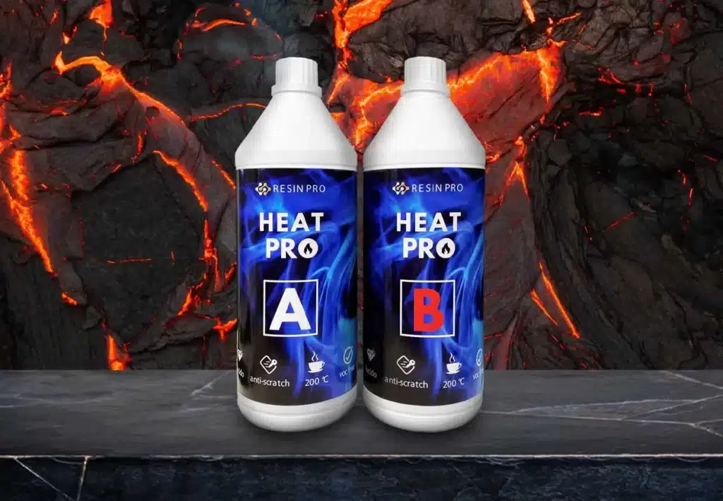 HEAT PRO FLEXIBLE HEAT-RESISTANT ANTI-SCRATCH GLOSSY COATING - ResinPro -  Creativity at your service