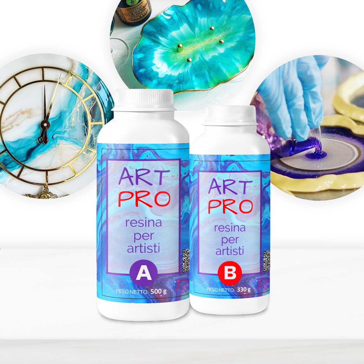 ART PRO - Epoxy Resin For Artists & Surface Coating - Medium Viscosity -  ResinPro - Creativity at your service