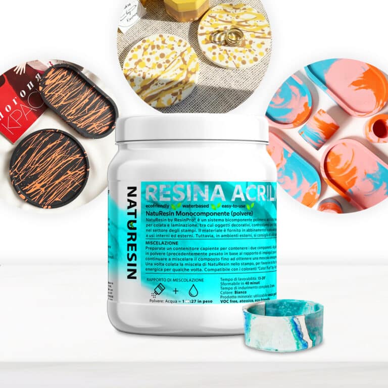 “NatuResin” - Mineral Resin & Water System for Creative Casting and Crafts