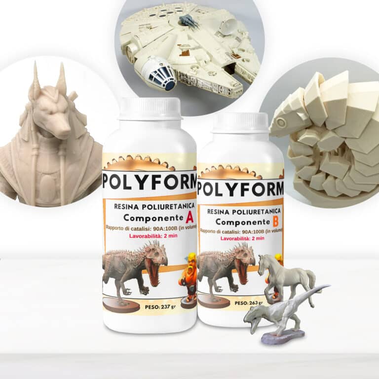 “Polyform” - Polyurethane Casting Resin, Beige, Fast-Setting for Prototyping