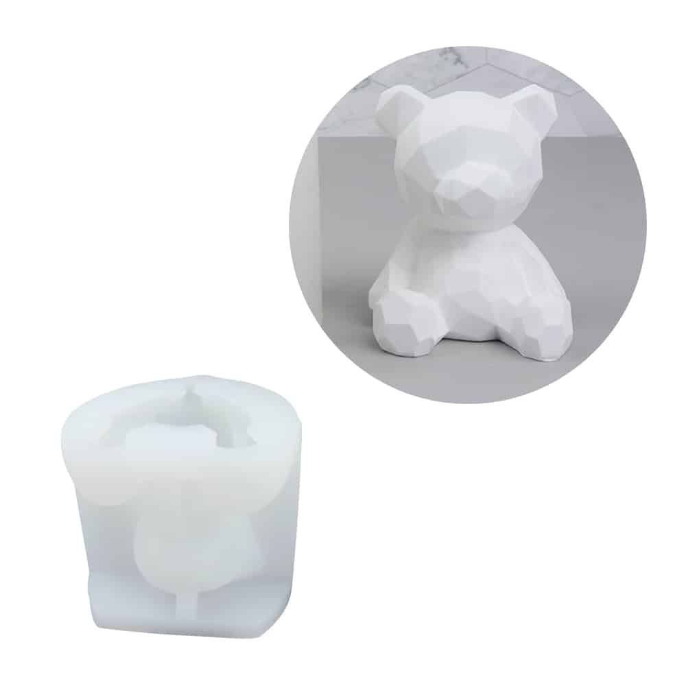 Resin Teddy Bear Mold Silicone  Silicone Molds 3d Teddy Bears
