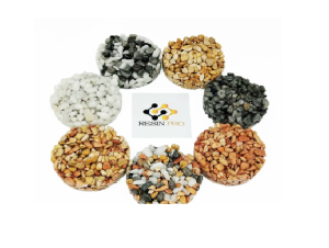 “Flowstone” – Complete Permeable Floor Kit with Pebbles and Resin