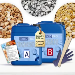 “TRASPARENTE” – Epoxy binder for colored grits & pebbles