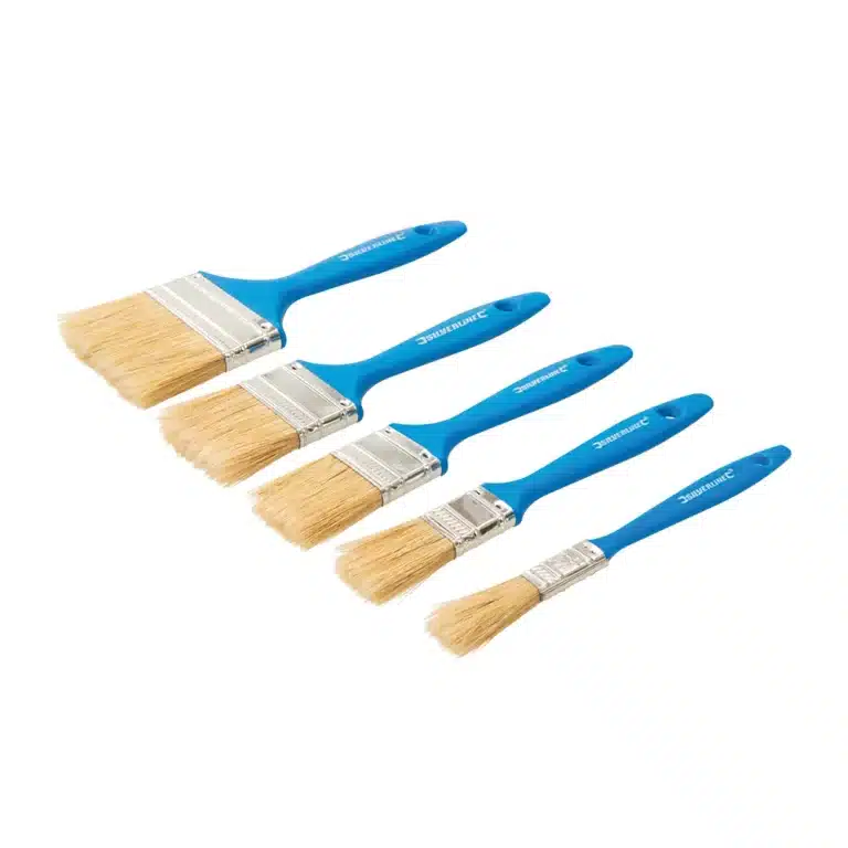 5-Piece Disposable Paint Brush Set for Art, Crafting & DIY Projects