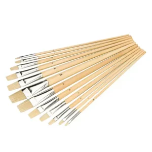 High-Quality 12-Piece Brush Set for Art & DIY