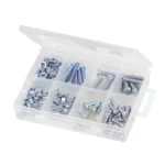 105pcs Self-Tapping Screws Pack for DIY Assembly with Storage Case