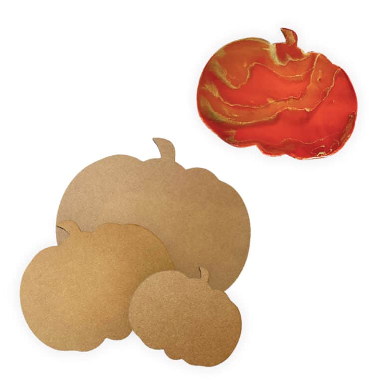 Pumpkin Artboard for Epoxy Resin Projects and Seasonal Craft Displays