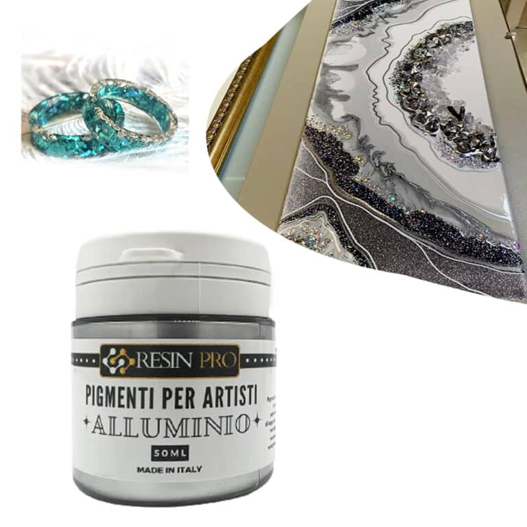 “Alto Brillo” - High-Gloss Floating Metallic Pigments 50ml - Aluminium 50ml