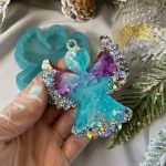 Festive Silicone Moulds for Christmas Tree Decorations – Turquoise, Reusable