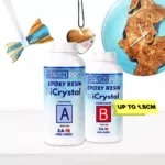 "ICRYSTAL" - Clear Epoxy Resin (Up to 1.5cm) - High quality and great price
