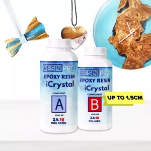 “ICRYSTAL” – Clear Epoxy Resin (Up to 1.5cm) – High quality and great price
