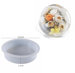 “SILICONE CIRCLE MOULD” – for Creating with Epoxy Resin – Ø 20 cm