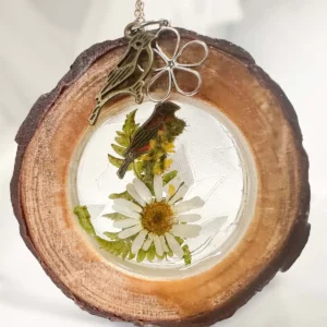 Natural Wood Slices for Decorative Projects – 2pcs