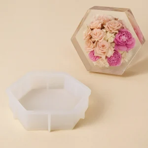 “SILICONE HEXAGONS MOULD” – for Creating with Epoxy Resin – 24 x 21 cm