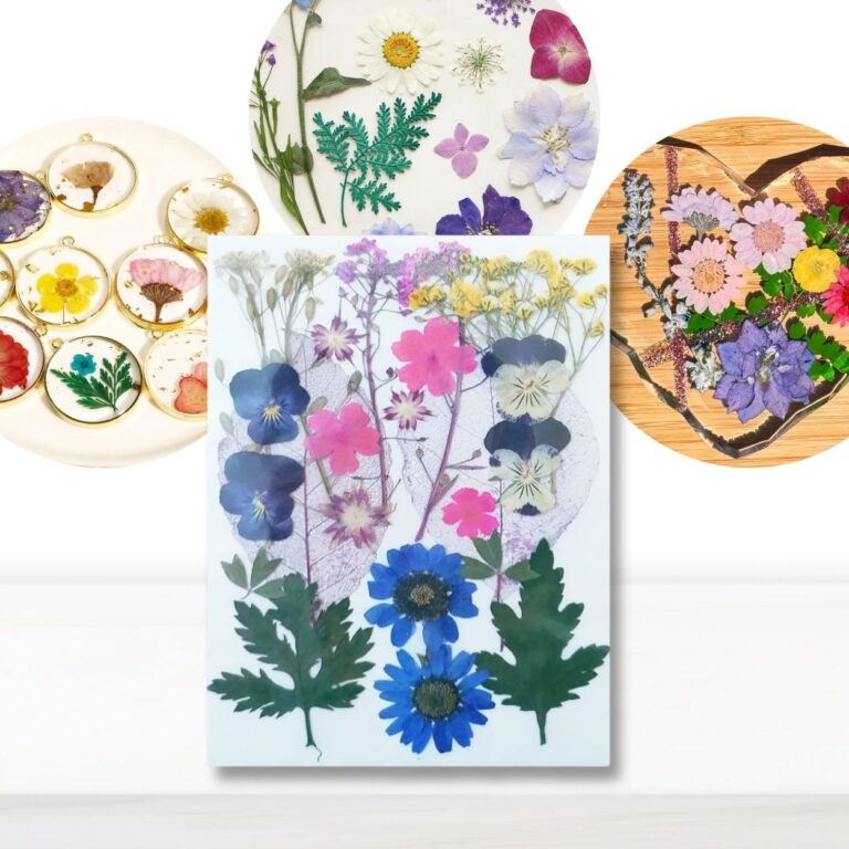 Natural Dried Flower Kit for Epoxy Resin Art and Décor Crafts - Multicoloured