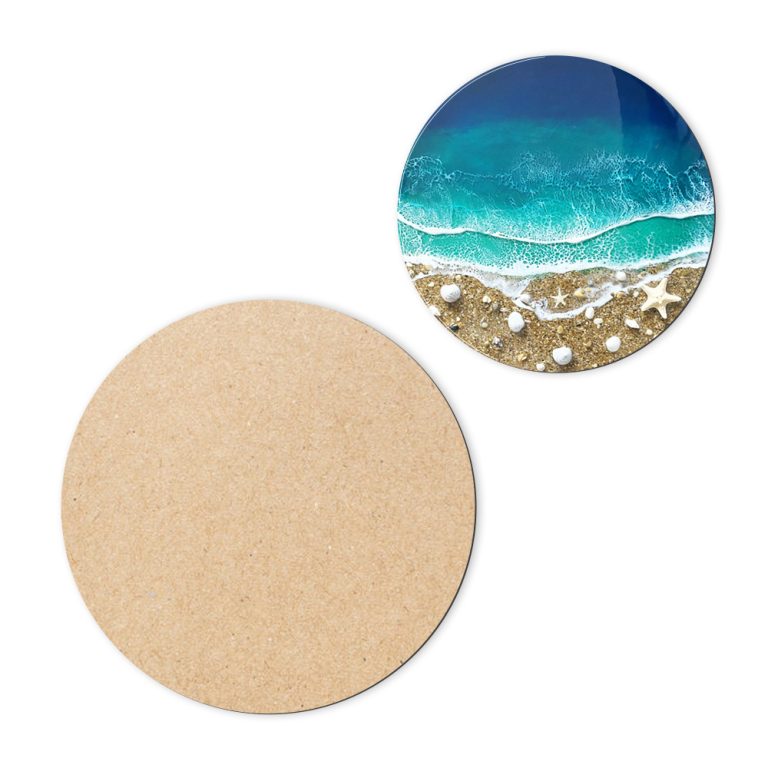 MDF Resin Art Board – Circle Shape – 40cm / 50cm Diameter