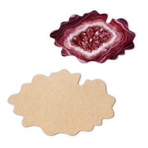 MDF Resin Art Board – Geode V1 – 37×60 cm