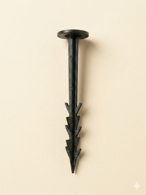 Weed Membrane Fixing Peg — Plastic Ground Anchor for Geotextile & Resin Bound Driveway Membrane