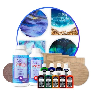 Wooden Resin Coaster Starter Kit – Create Beautiful Handmade Coasters at Home